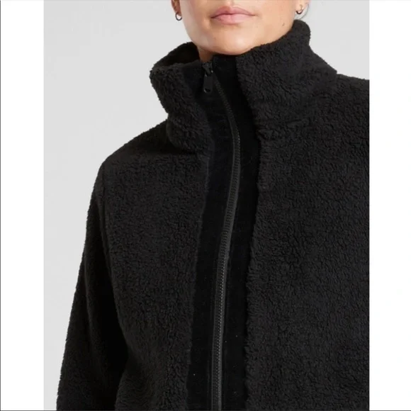 Athleta Tugga Coat jacket // Black - Picture 5 of 14